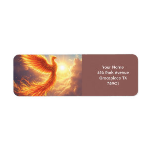 Fantasy Niedlich Flaming Phoenix Steigung