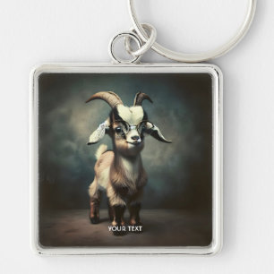 Fantasy Niedlich Funny Baby Goat Schlüsselanhänger