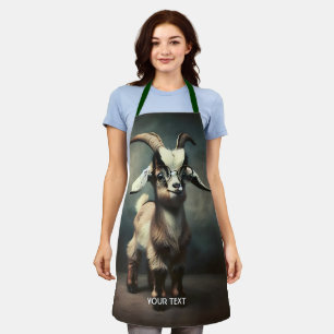 Fantasy Niedlich Funny Baby Goat Schürze