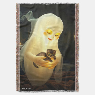 Fantasy Niedlich Ghost Kitten Kerzen Decke