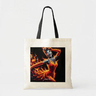 Fantasy Niedlich Girl Fire Dress Tragetasche