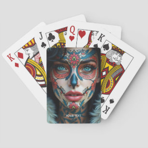 Fantasy Niedlich Girl Vibranno Tattoo Spielkarten