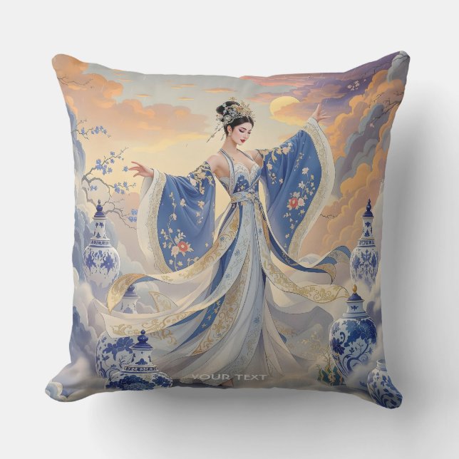 Fantasy Niedlich Gorgeous Opernspielerin Kissen (Vorderseite)