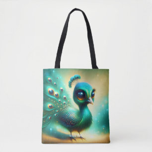 Fantasy Niedlich Green Baby Peacock Tasche