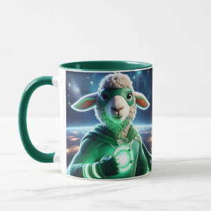 Fantasy Niedlich Green Super Lamb Tasse