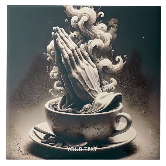 Fantasy Niedlich Handcoffee Cup Fliese (Vorderseite)