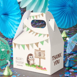 Fantasy Niedlich Happy Igel Forest Geburtstag Geschenkschachtel