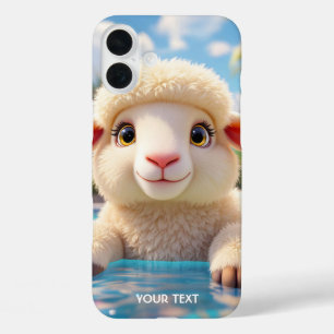 Fantasy Niedlich Happy Sheep Pool iPhone 16 Plus Hülle