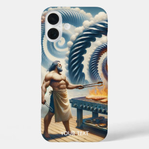 Fantasy Niedlich Heroic Grill Vater iPhone 16 Plus Hülle