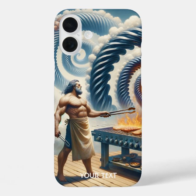 Fantasy Niedlich Heroic Grill Vater iPhone 16 Plus Hülle (Rückseite)