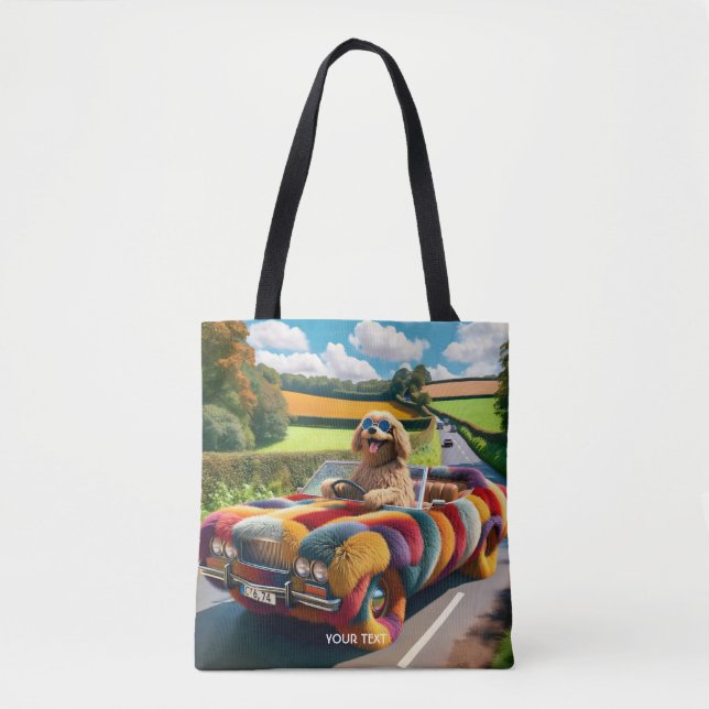 Fantasy Niedlich Hunde Teppich Auto Tasche (Vorderseite)