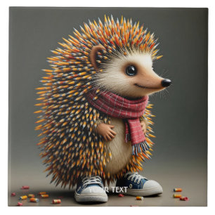 Fantasy Niedlich Igel Sharp Needles Fliese
