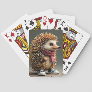 Fantasy Niedlich Igel Sharp Needles Spielkarten