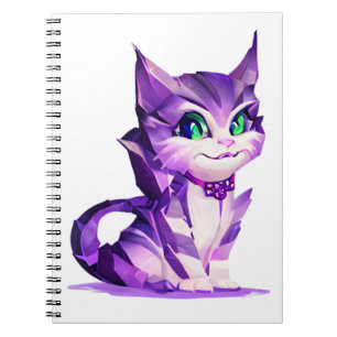 Fantasy Niedlich Kawaii baby Cheshire cat kitten Notizblock