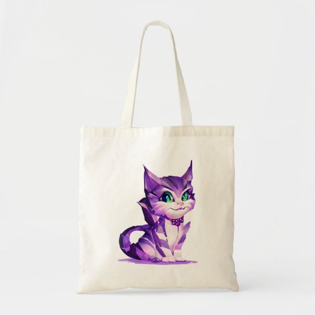 Fantasy Niedlich Kawaii baby Cheshire cat kitten Tragetasche (Vorne)