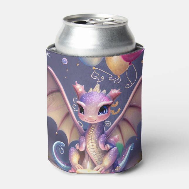Fantasy Niedlich Kawaii Baby Dragon Dosenkühler (Kanne Vorderseite)
