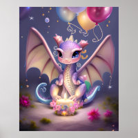 Fantasy Niedlich Kawaii Babydrache,