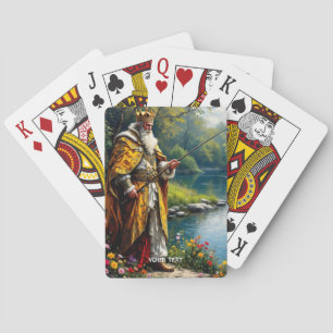 Fantasy Niedlich King Fishing Spielkarten