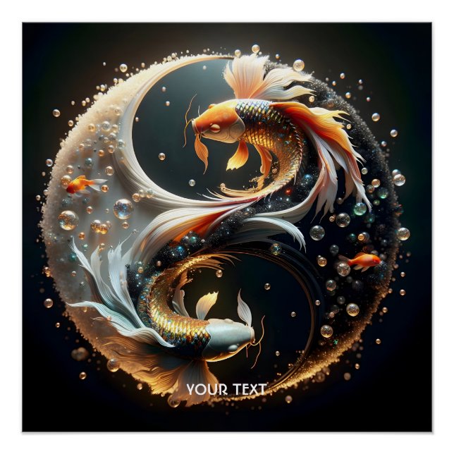 Fantasy Niedlich Koi Yang Poster (Vorderseite)