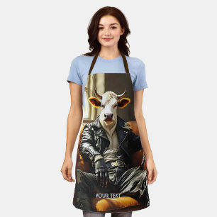 Fantasy Niedlich Kuh Leder Couch Leder Schürze