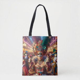 Fantasy Niedlich Lady Mask Venice Tasche