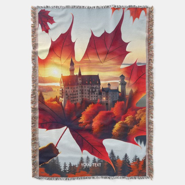Fantasy Niedlich Leaf Tree Castle Decke (Vorderseite Vertikal)