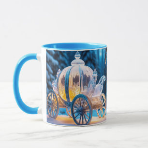 Fantasy Niedlich Lebhafter Eistransport Winter Tasse