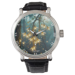 Fantasy Niedlich Light Tree Blume Armbanduhr