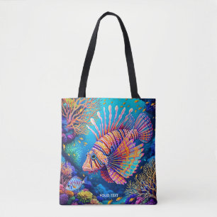 Fantasy Niedlich Lionfish Korallenriff Tasche