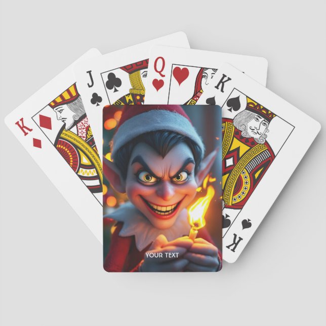 Fantasy Niedlich Match Weihnachtsbaum Spielkarten (Rückseite)