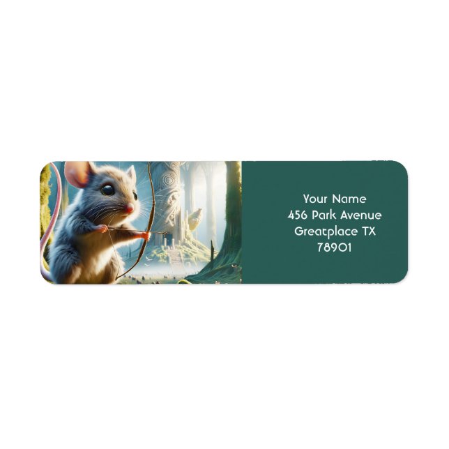 Fantasy Niedlich Mice Bow Forest (Vorne)