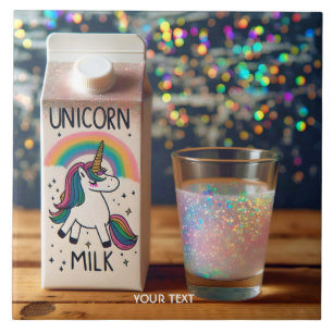 Fantasy Niedlich Milk Unicorn Regenbogen Fliese