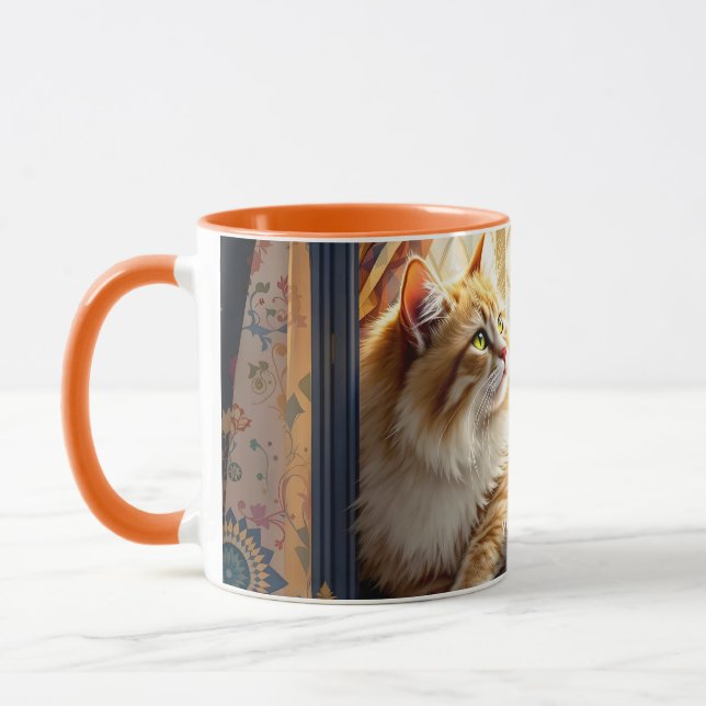 Fantasy Niedlich Morning Window Chat Tasse (Links)