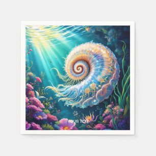 Fantasy Niedlich Nature Underwater World Serviette