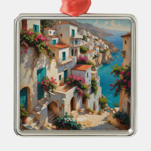 Fantasy Niedlich Oil Painting Landschaft Ornament Aus Metall