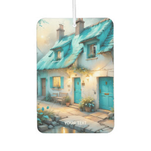 Fantasy Niedlich Old Blue House Autolufterfrischer