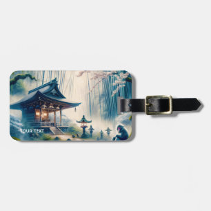Fantasy Niedlich Old Japanisch Schrein Gepäckanhänger