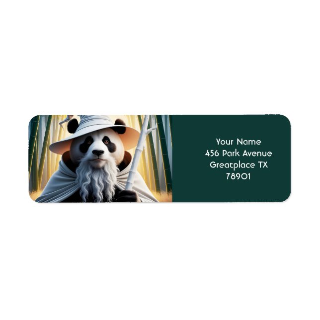 Fantasy Niedlich Old Panda Wizard (Vorne)