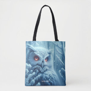Fantasy Niedlich Owl Snow Winter Tasche