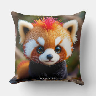 Fantasy Niedlich Panda Red Hai Kissen