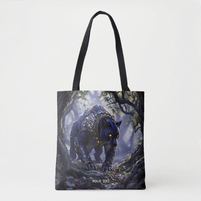 Fantasy Niedlich Panther Scale Armor Tasche (Vorderseite)