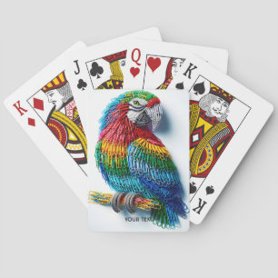 Fantasy Niedlich Paper Clips Bird Spielkarten