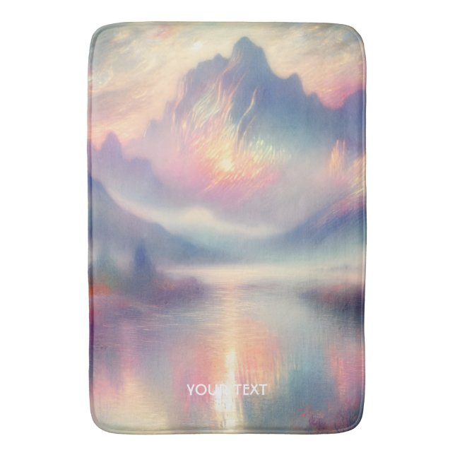 Fantasy Niedlich Pastel Pearl Badematte (Vorderseite Vertikal)