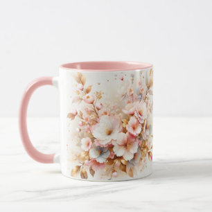 Fantasy Niedlich Pastell Pink Sakura Tasse