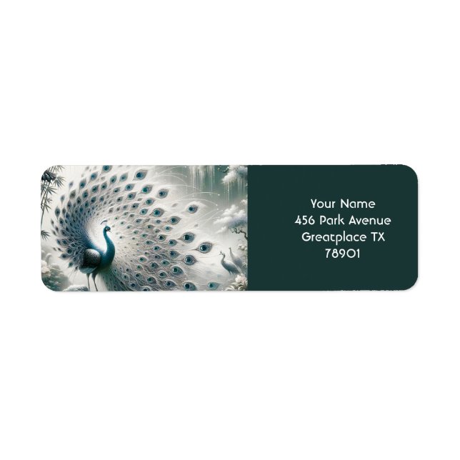 Fantasy Niedlich Peacock Rain Tree (Vorne)