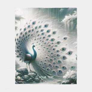 Fantasy Niedlich Peacock Rain Tree Fleecedecke