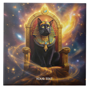 Fantasy Niedlich Pharaoh Regal Cat Fliese