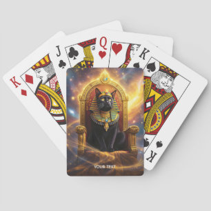 Fantasy Niedlich Pharaoh Regal Cat Spielkarten