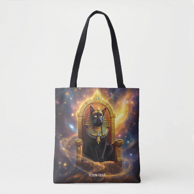 Fantasy Niedlich Pharaoh Regal Cat Tasche (Vorderseite)