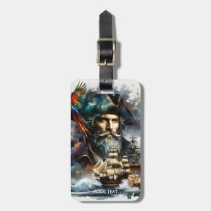 Fantasy Niedlich Pirate Sea Ship Gepäckanhänger